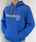 Load image into Gallery viewer, Steamoji Blue Hoodie
