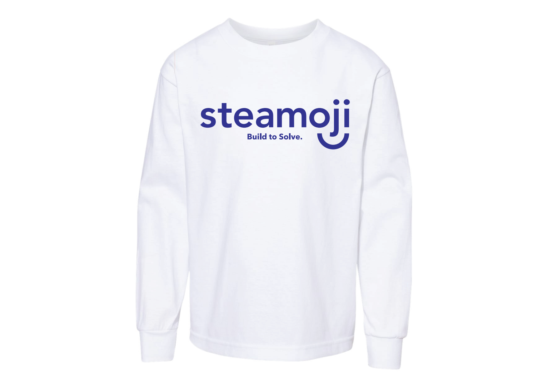 Steamoji All-Blue Long Sleeve T-Shirt